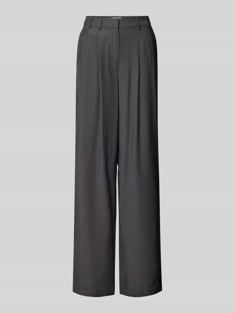 LeGer by Lena Gercke Wide leg stoffen broek met bandplooien model 'Draco'