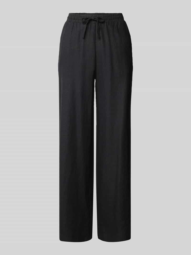 Ichi Stoffen broek van een mix van linnen en viscose model 'LINNO'