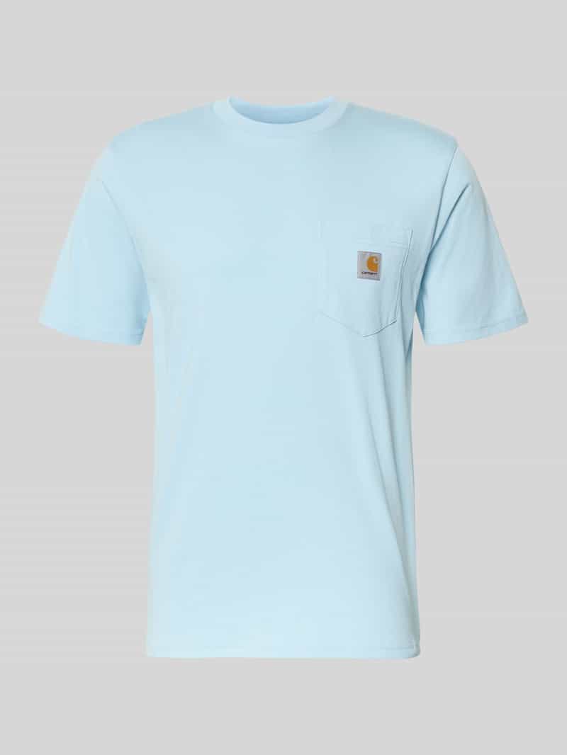 Regular Fit T-shirt met logo-patch