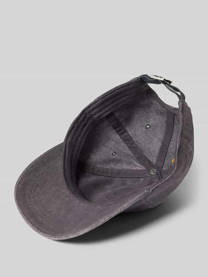 camel active Linnen baseballpet met logostitching