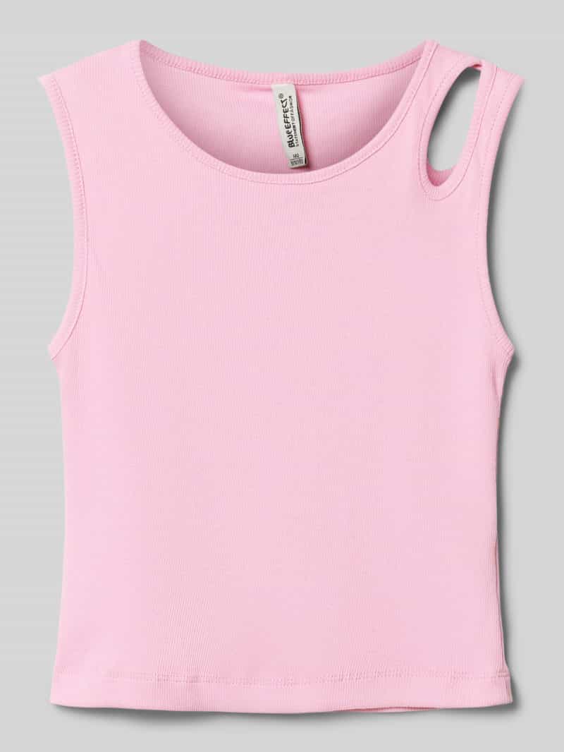 Blue Effect Tanktop met cut-out