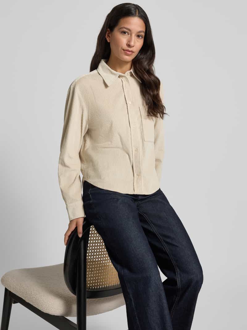 Marc O'Polo Comfort fit overhemdblouse van puur katoen