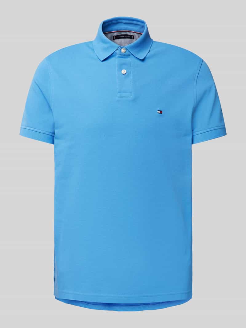 Tommy Hilfiger Regular fit poloshirt van katoenmix