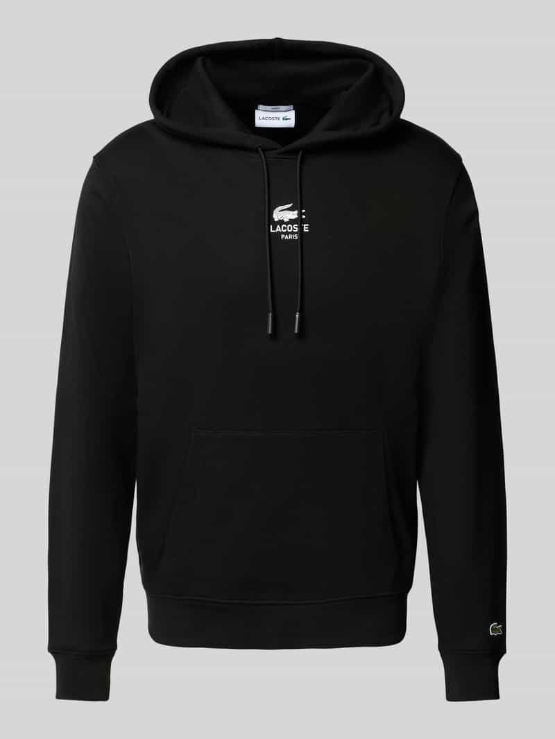Lacoste Regular fit hoodie van puur katoen