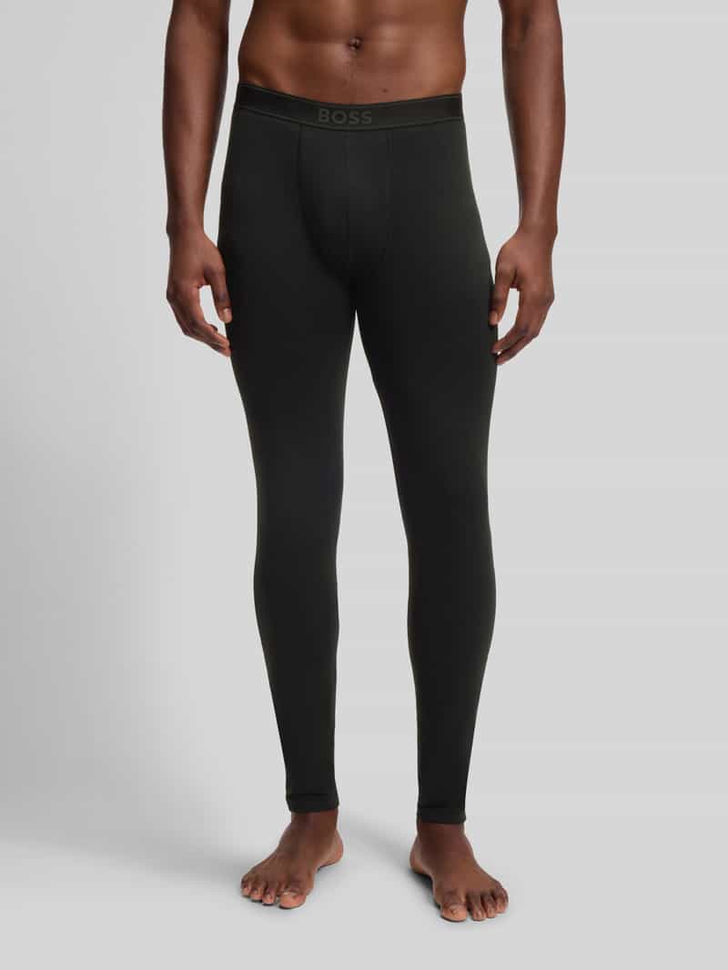 Boss Slim fit lange onderbroek van katoenmix model 'Long John'
