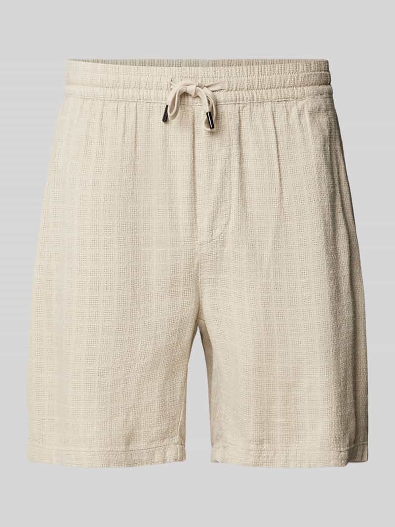 Only & Sons Loose fit korte broek met structuurmotief model 'TEL'