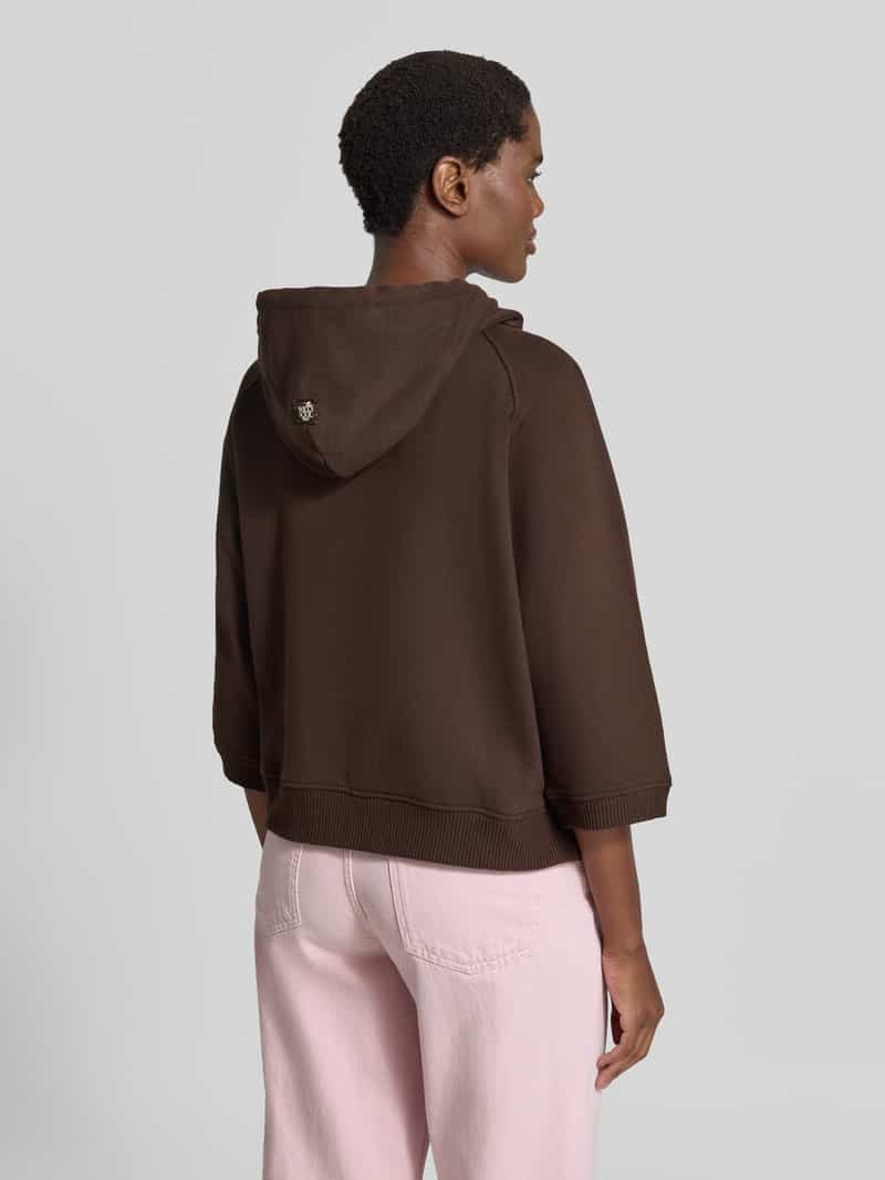Smith and Soul oversized sweatjack met dubbele tunnelkoord