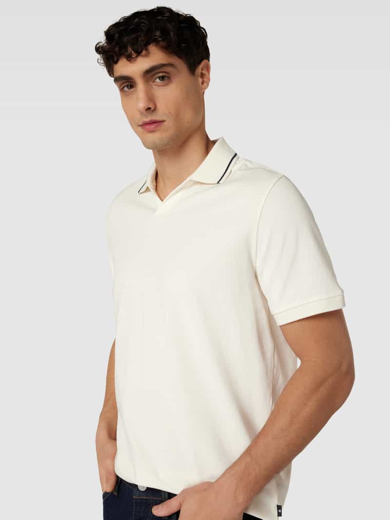 Roy Robson Regular fit poloshirt met contraststrepen
