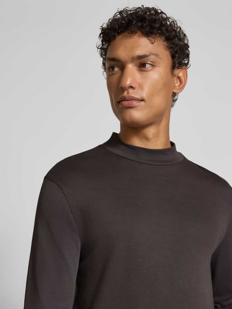 Christian Berg Men Shirt met lange mouwen en opstaande kraag