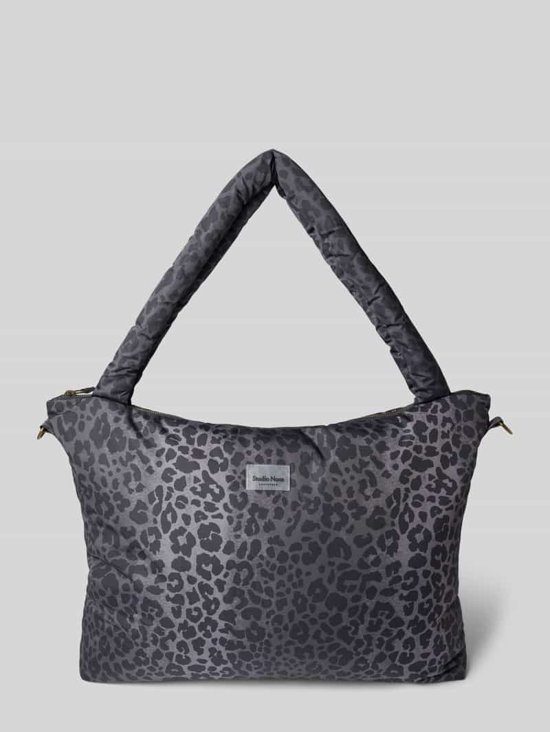 STUDIO NOOS Handtas met labelpatch model 'Antra'