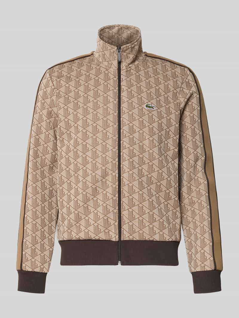 Lacoste Regular fit sweatjack met katoen
