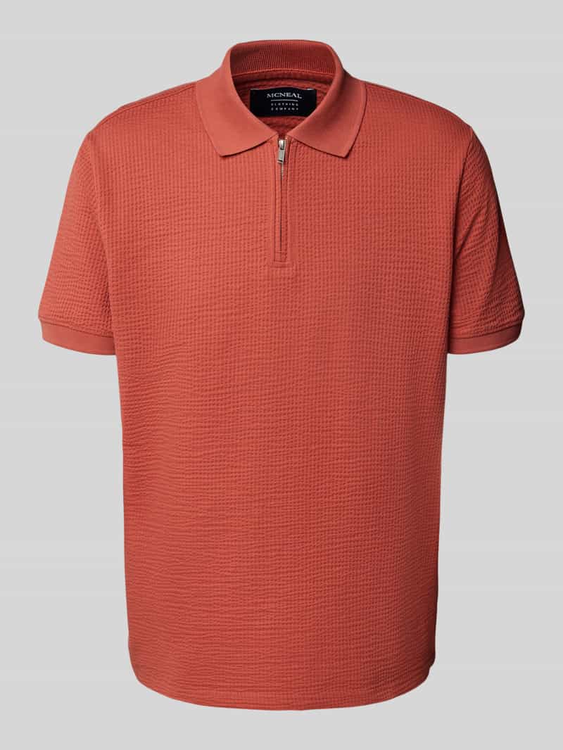 MCNEAL Poloshirt met korte ritssluiting