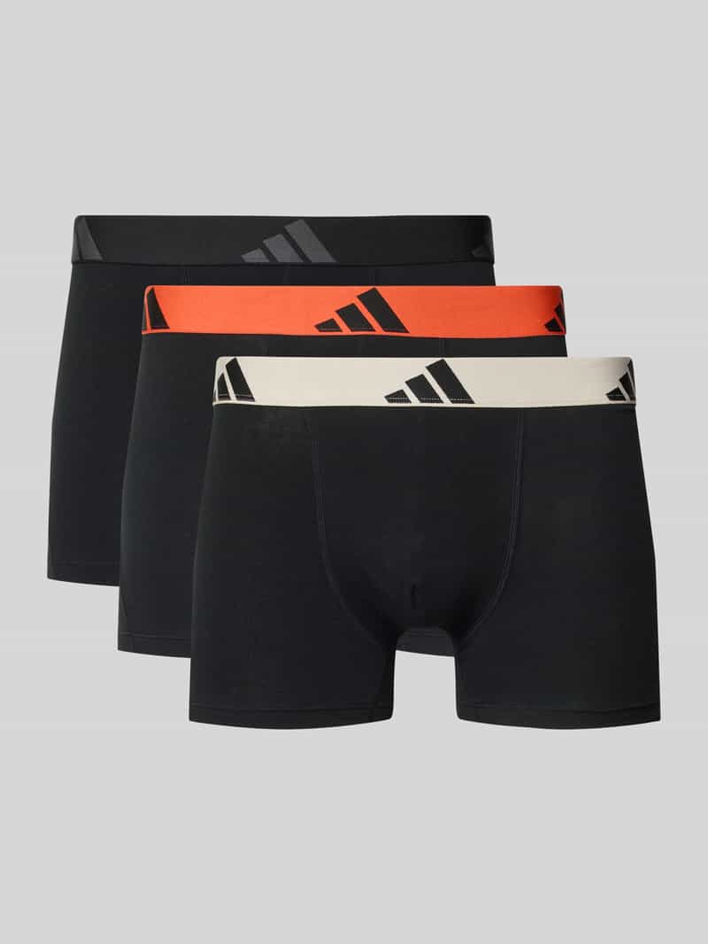 adidas Sportswear Slim fit boxershort met logostitching in een set van 3 stuks model 'Active'