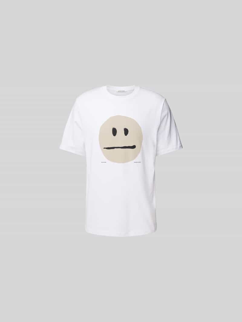 Wood T-shirt met motiefprint