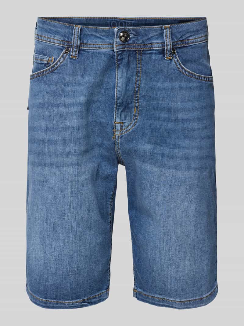 JOOP! Collection Regular fit korte jeans met siernaden model 'Fortress'