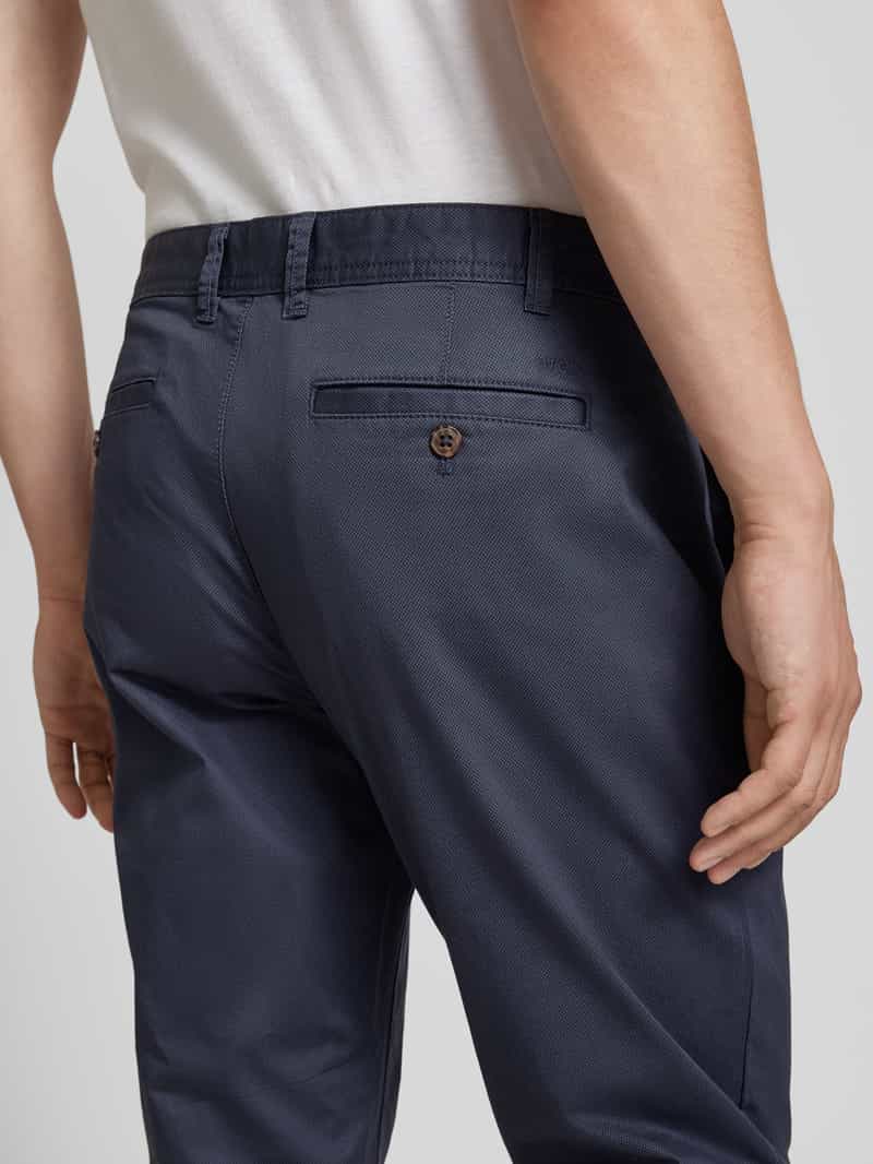 MCNEAL Slim fit chino met achterzakken