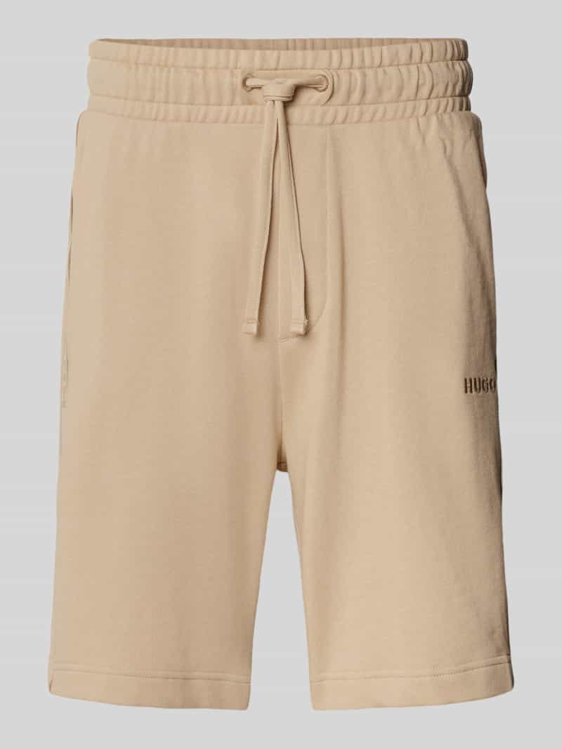 HUGO Korte broek met elastische band model 'LIAM'