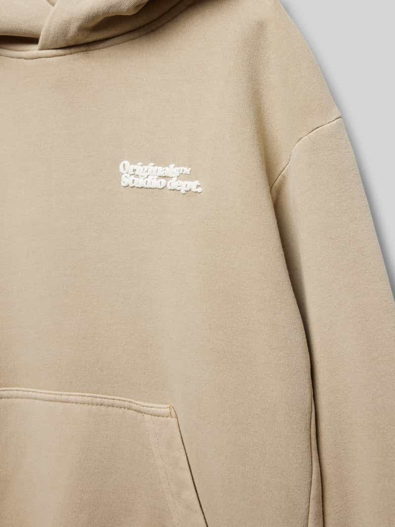 jack & jones Hoodie met labelprint model 'VERMONT'