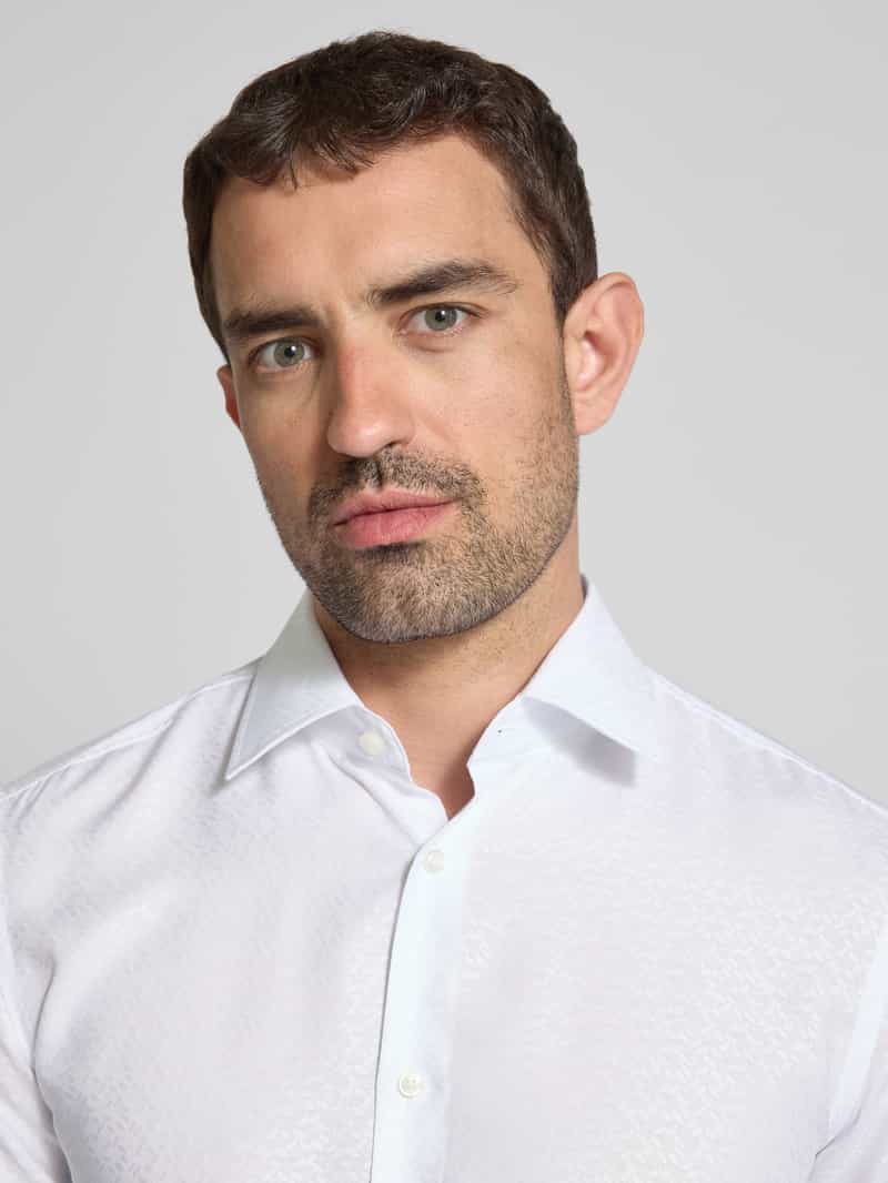 Boss Slim fit zakelijk overhemd met kentkraag