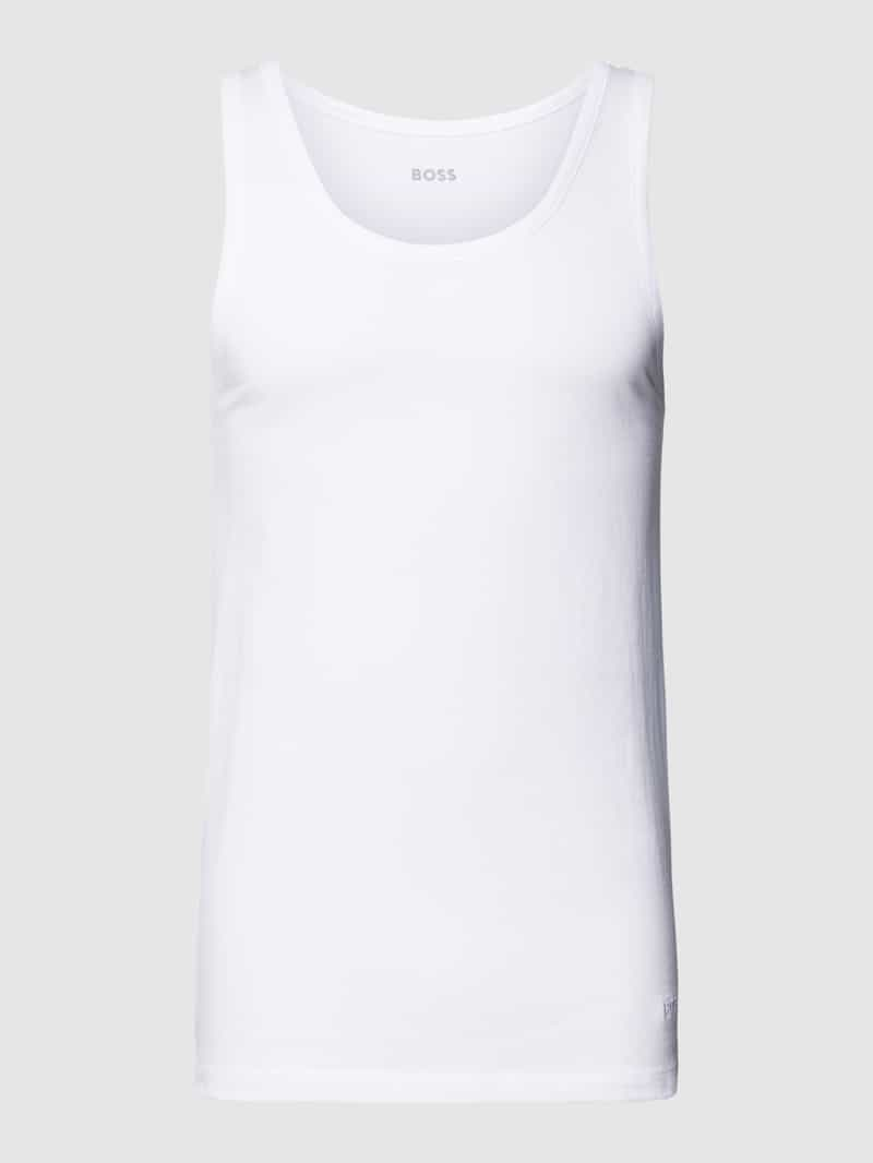 Boss Tanktop met labeldetail in een set van 3 stuks model 'Modern'