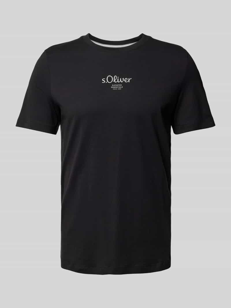 S.Oliver RED LABEL T-shirt met labelprint