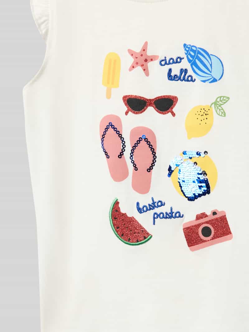 BLUE SEVEN Tanktop met motiefdetails