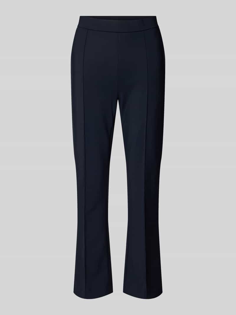 RAFFAELLO ROSSI Flared stoffen broek met verkort model 'MACY'