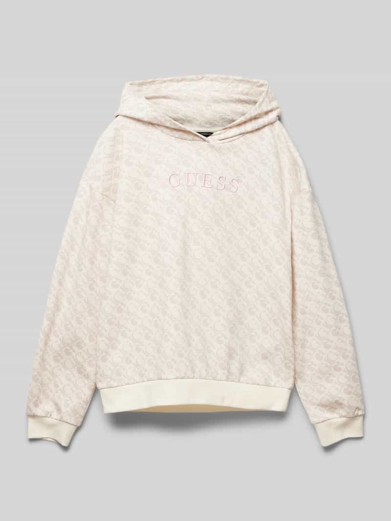 Guess Oversized hoodie met labelstitching, model 'ACTIVE'