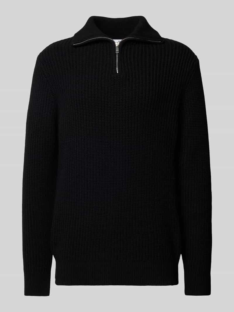 Selected Homme Gebreide pullover met ribboorden, model 'LAND'