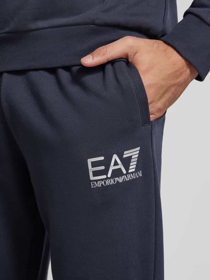 EA7 Emporio Armani Sweatpants met elastische band model SPRAY