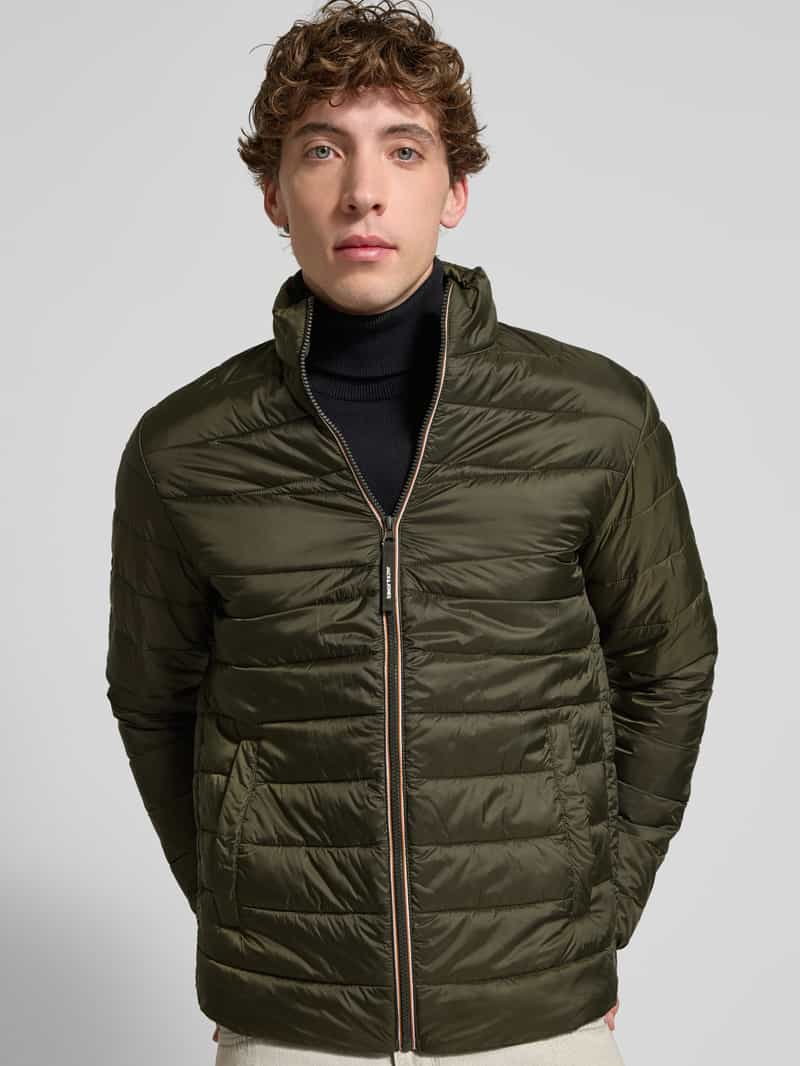 jack & jones Gewatteerd jack met steekzakken