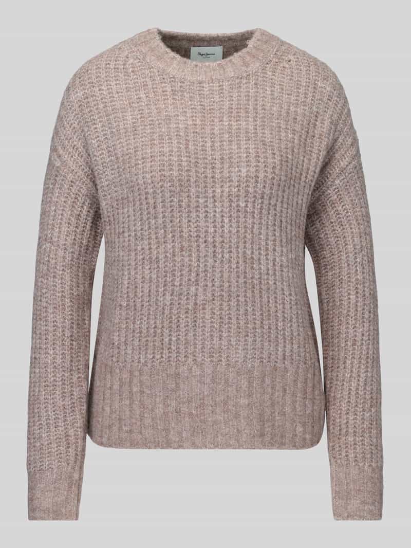 Regular fit pullover met wol model 'ASHLEY CREW'