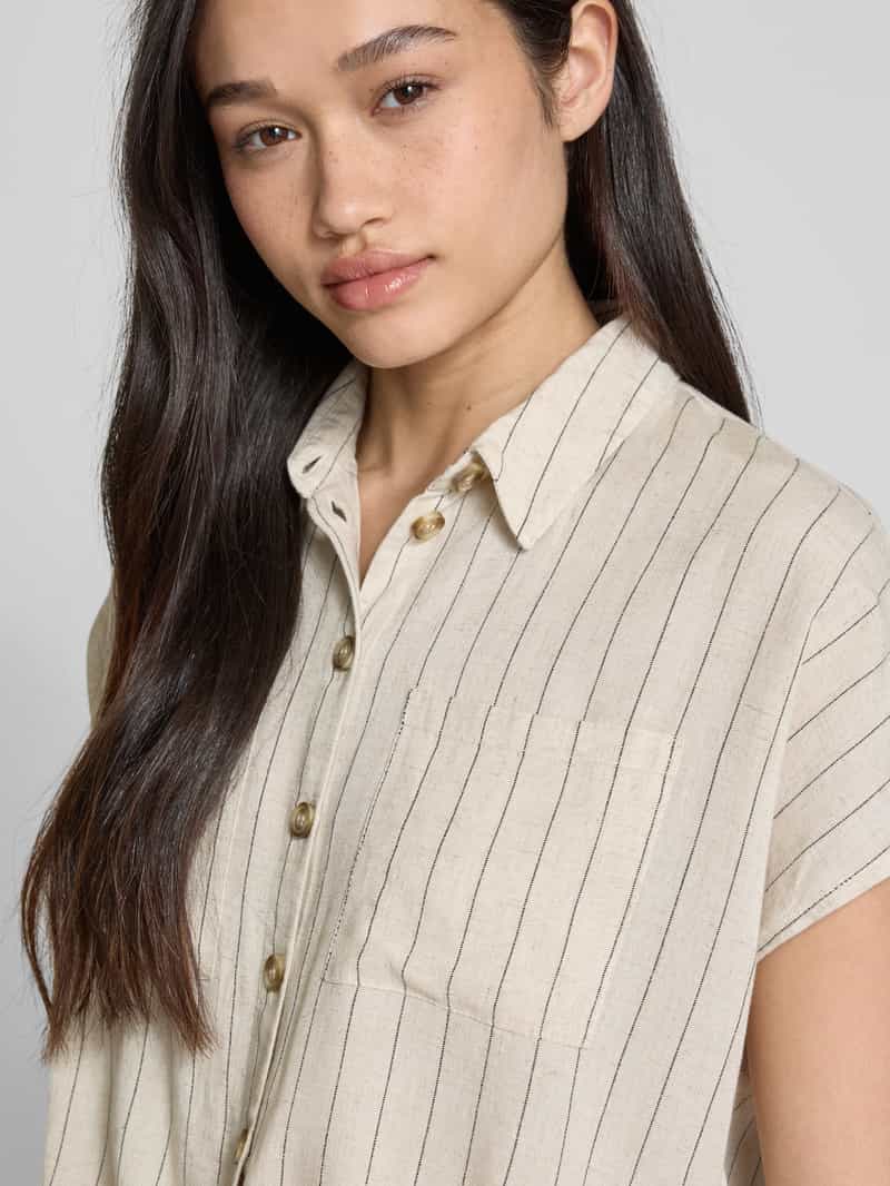 Pieces Boxy fit overhemdblouse met knoopdetail model 'PIA'