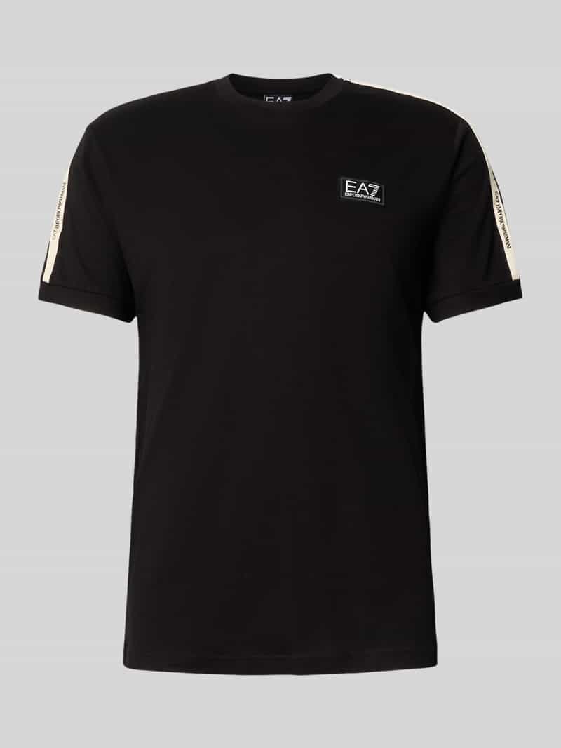 EA7 Emporio Armani T-shirt met labelpatch