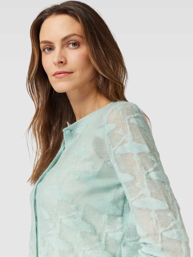 Max Mara Studio Gebreid jack met knoopsluiting model 'QUIETE'