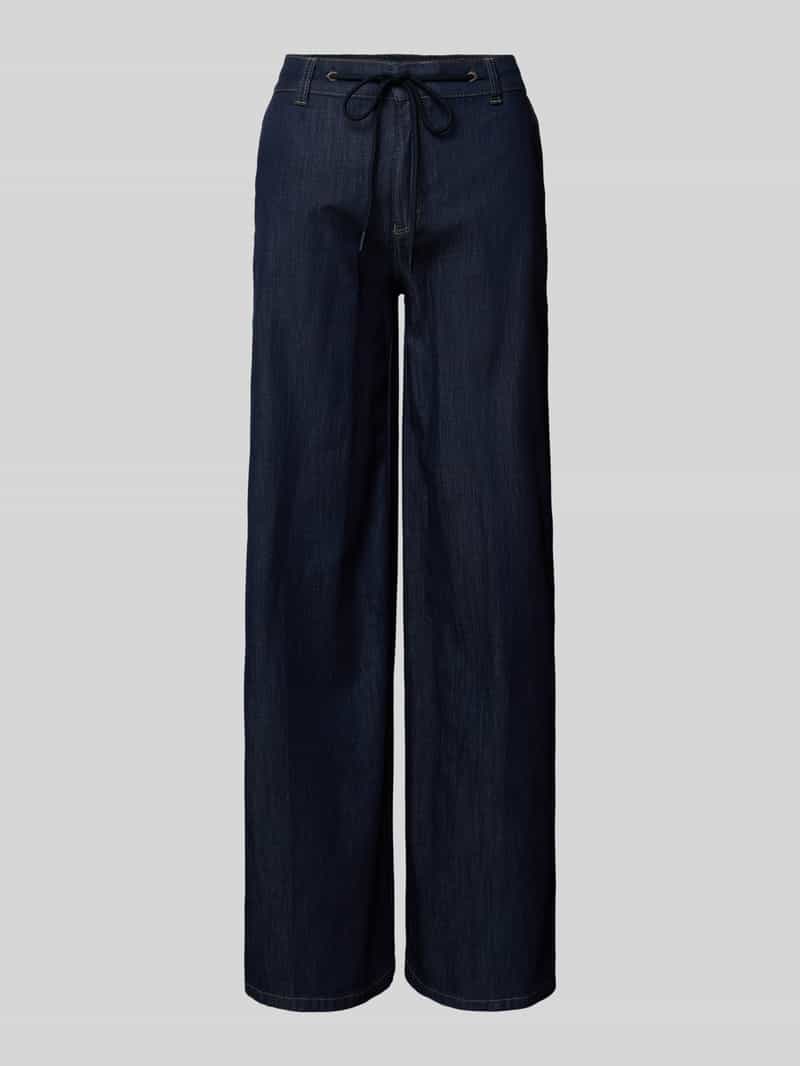 MAC Straight leg jeans met tunnelkoord model 'CHarly'