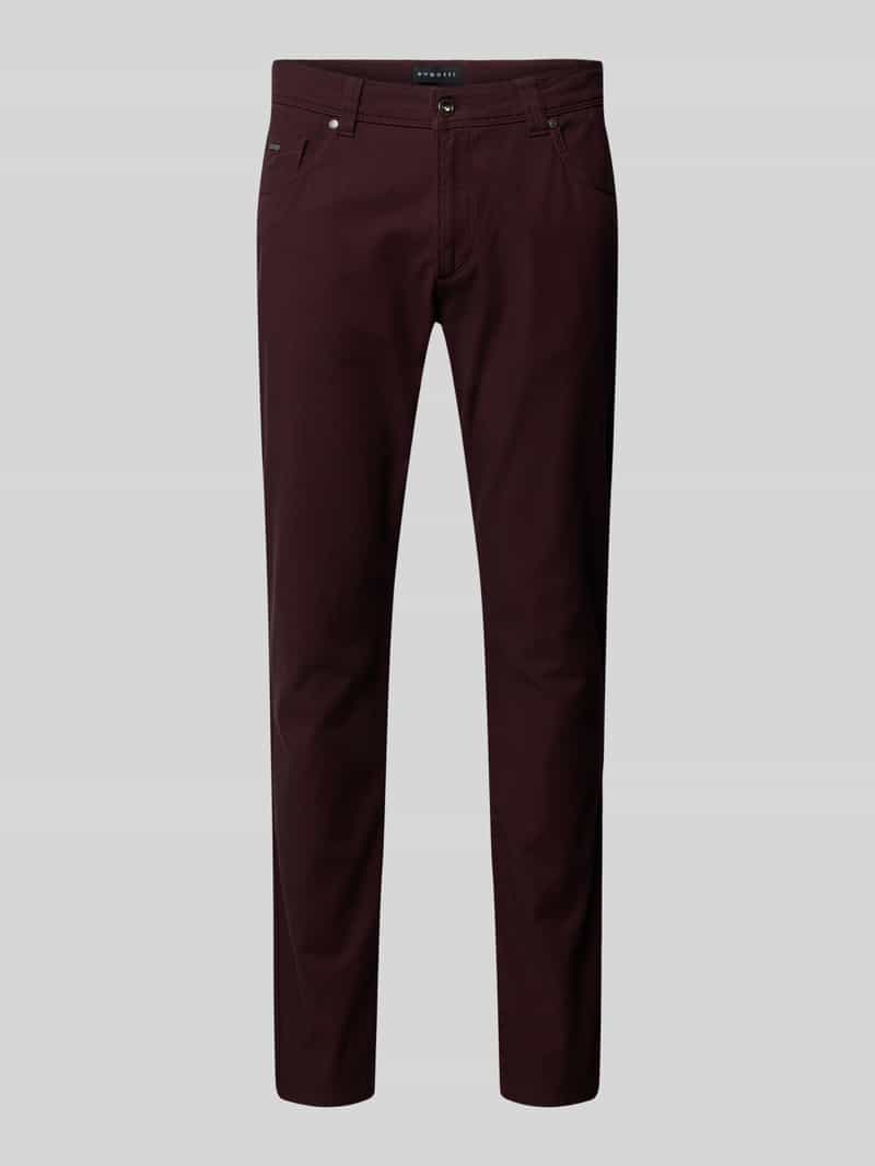 Bugatti Regular fit broek met labeldetail model 'CORDOBA'