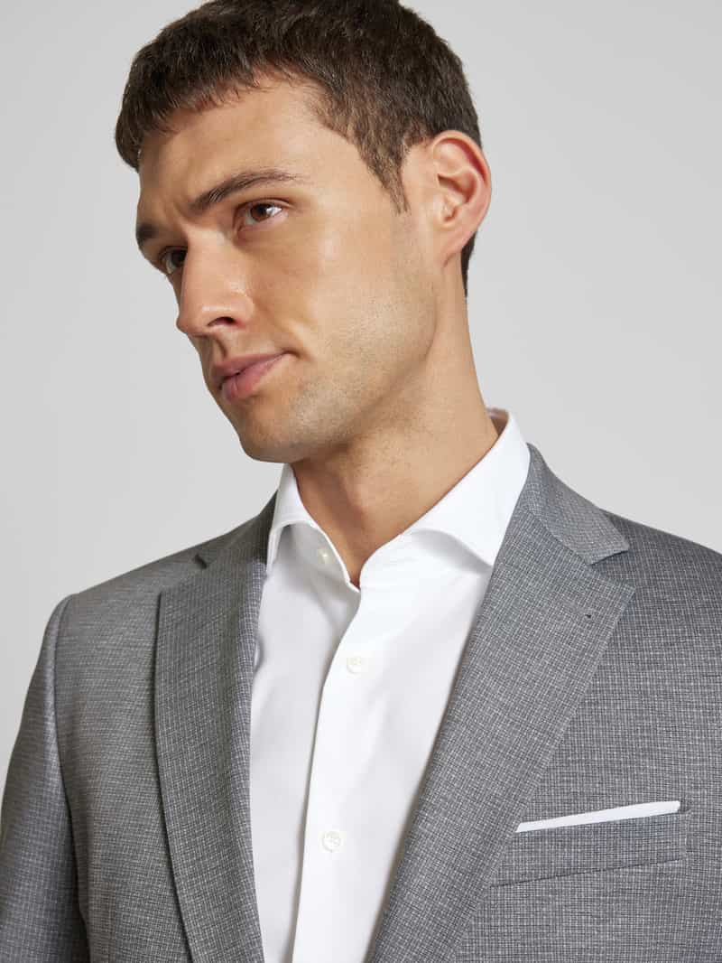 Boss Slim fit zakelijk overhemd van twill