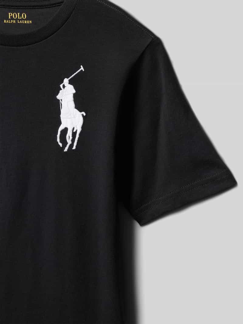 Polo Ralph Lauren Teens T-shirt met labelstitching