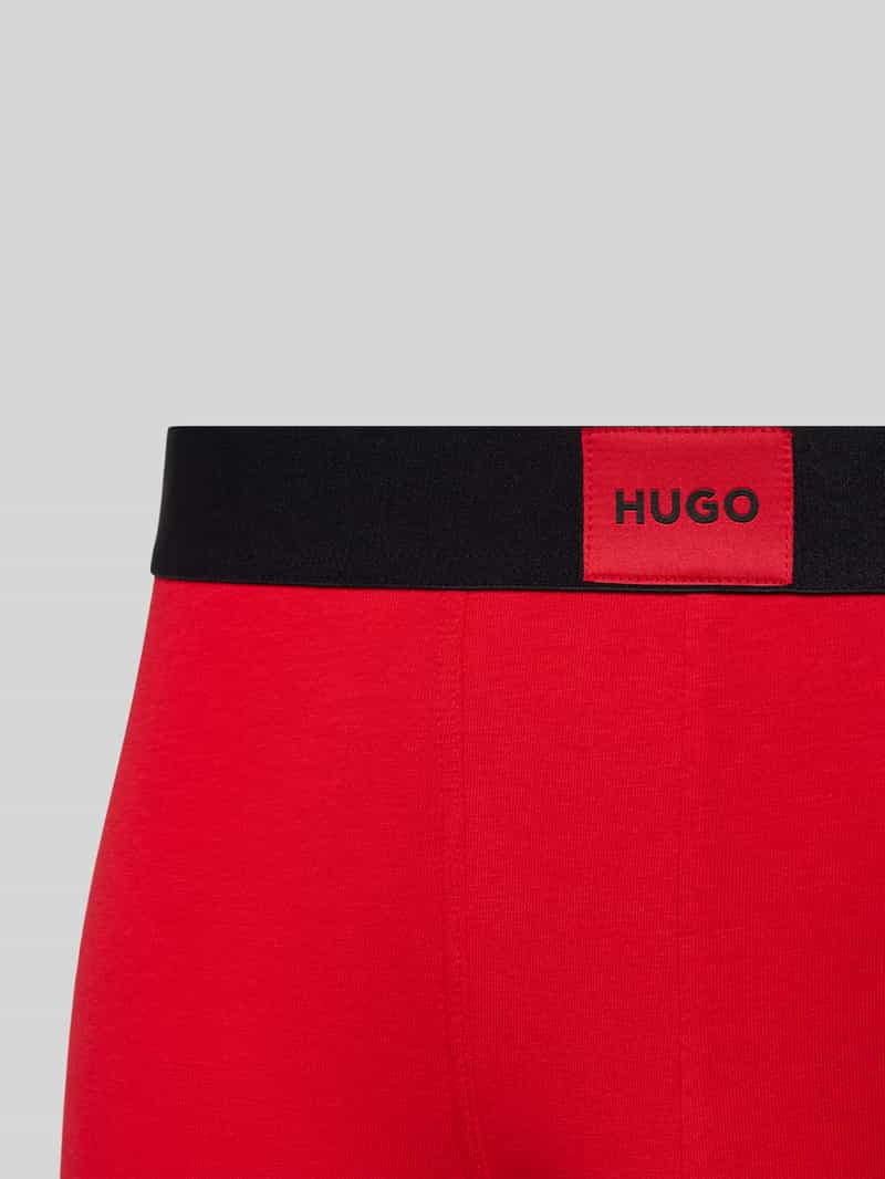 HUGO Boxershort met labeldetail in een set van 3 stuks model 'GALAXY'