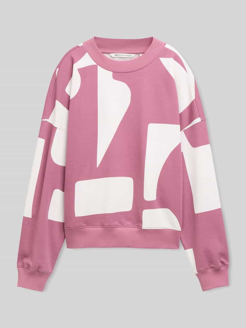 Tom Tailor Denim Regular fit sweatshirt van puur katoen