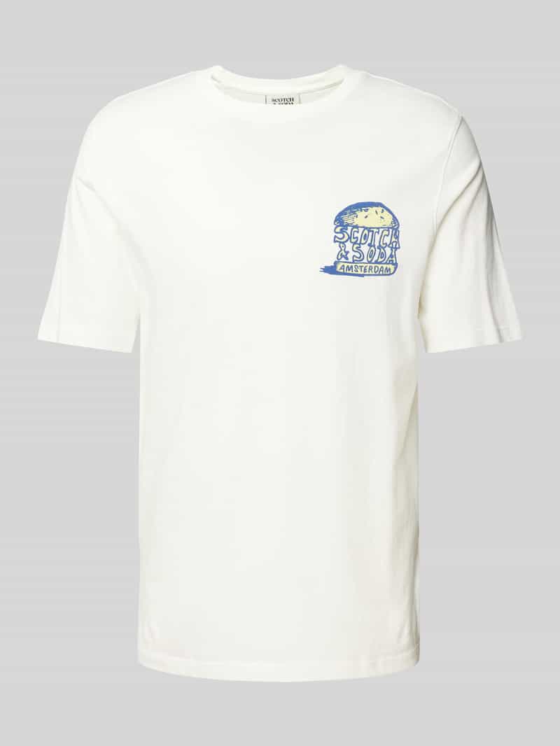Scotch & Soda T-shirt met labeldetail