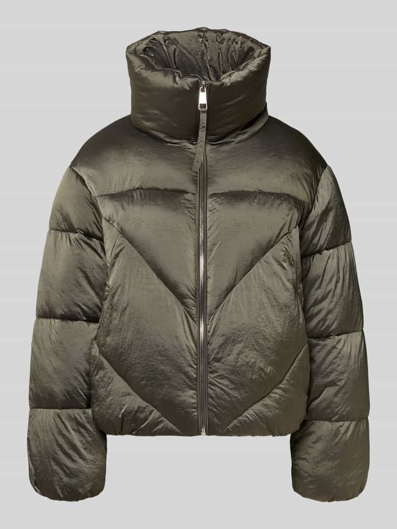 Boss Orange Regular fit gewatteerd jack van glanzend weefsel model 'PADILENA'