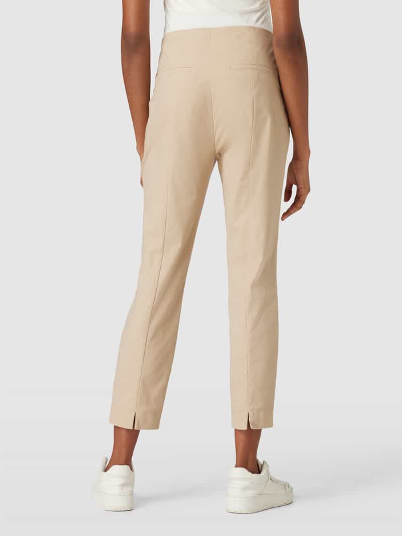 Slim fit broek met persplooien Christian Berg Woman