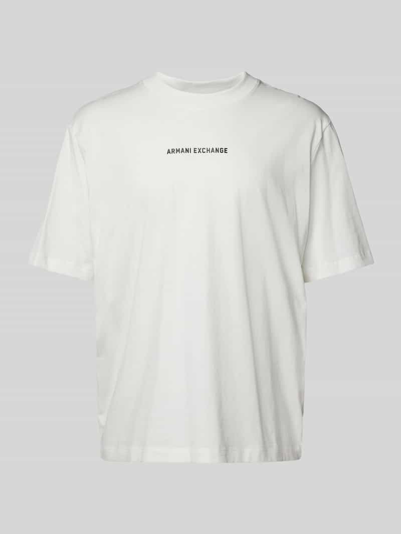 Armani Exchange T-shirt met ronde hals