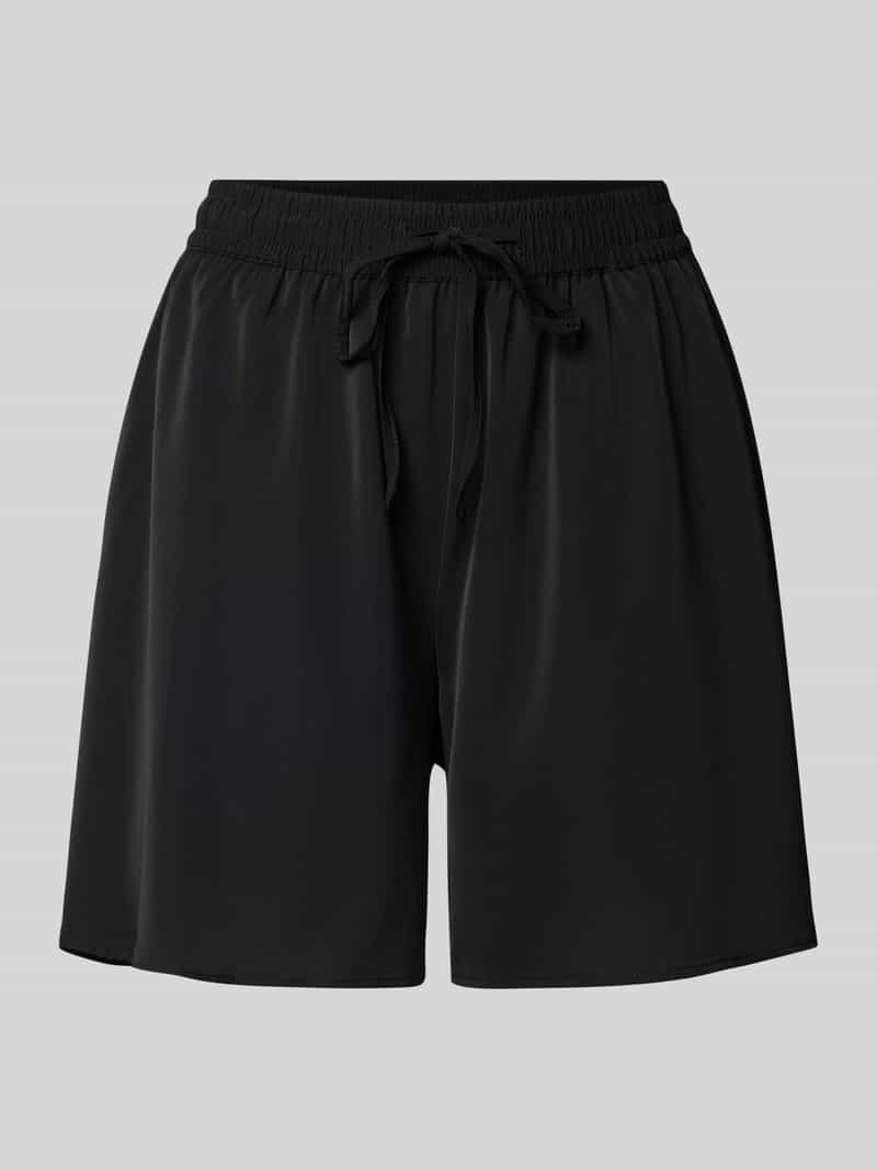 Pieces Regular fit korte sportbroek met tunnelkoord model 'FUA'