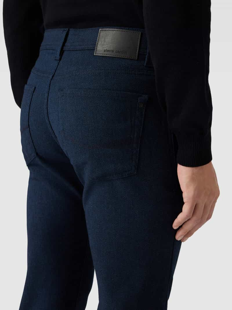 Pierre Cardin Tapered fit stoffen broek in gemêleerde look