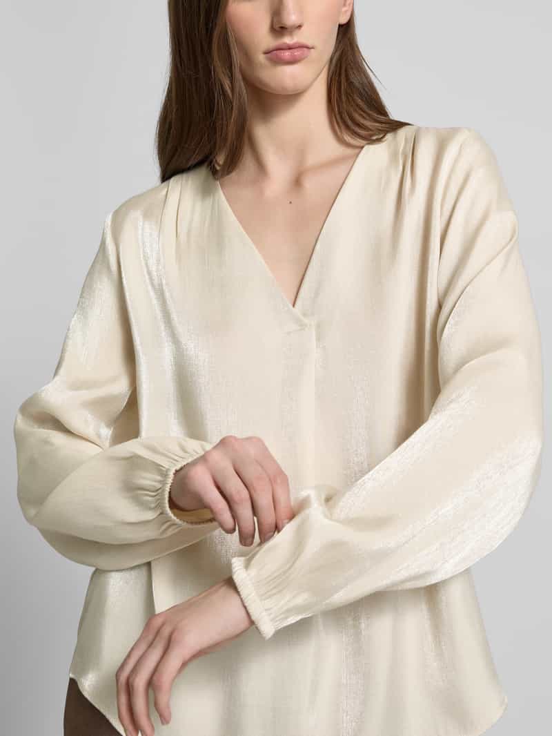 comma Overhemdblouse met V-hals