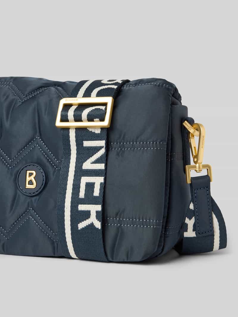 Bogner Schoudertas met logodetail model 'wallis tessuto'