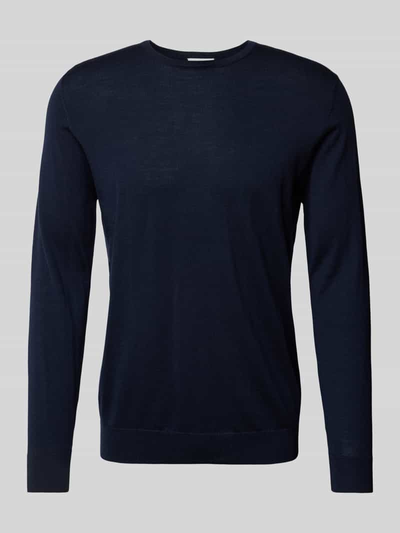 Profuomo Wollen pullover met ronde hals